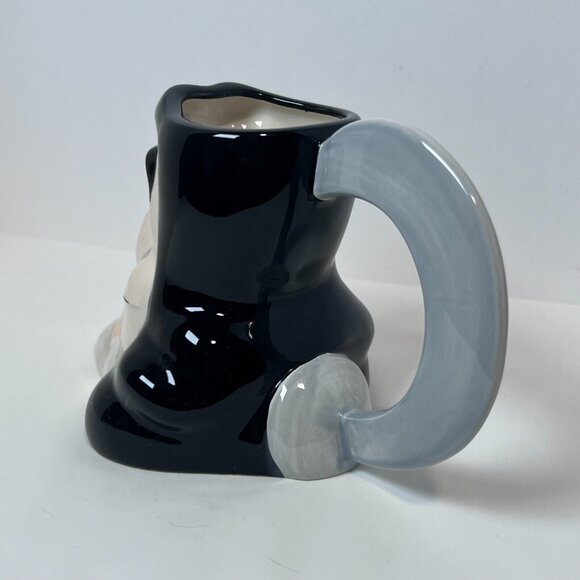 Disney 3D‎ Captain Hook Face Mug Vintage 90s Peter Pan WDW DISNEY Parks - Picture 3 of 14